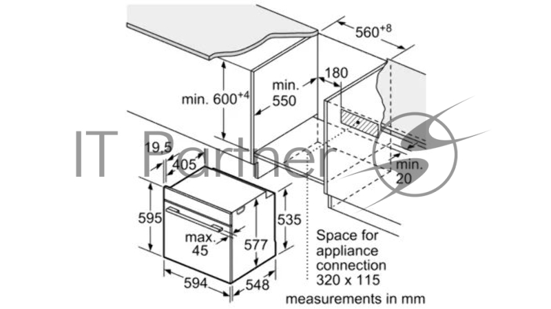 Духовой шкаф SIEMENS HB676G0S6M iQ700 Встраиваемый электрический, 595x594x548 71 л 13 режимов нагрева 4D HotAir ActiveClean FastPreheat TFT Display