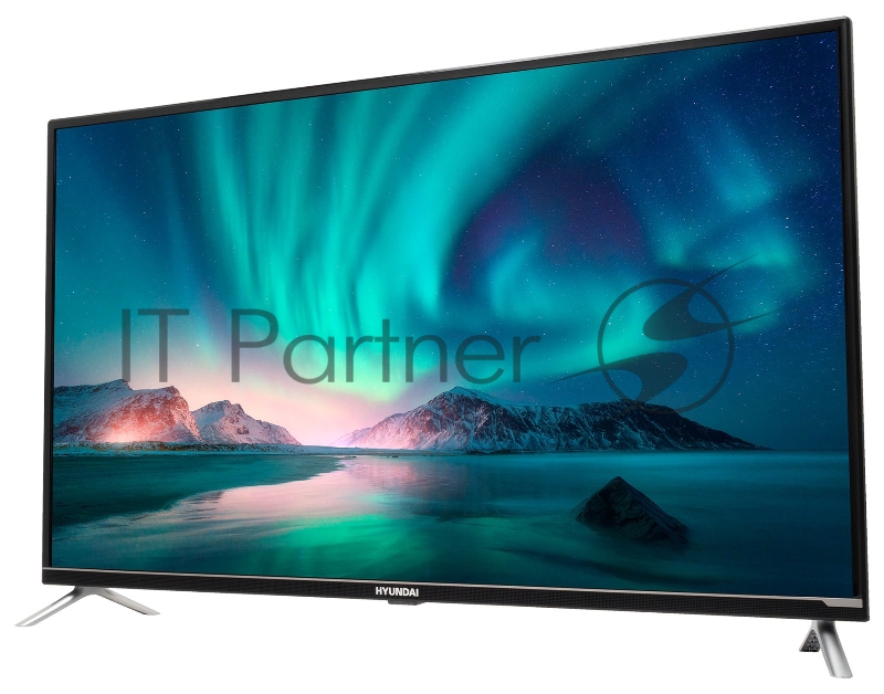 Телевизор LED Hyundai 43 H-LED43BU7008 Android TV Slim Design черный 4K Ultra HD 60Hz DVB-T DVB-T2 DVB-C DVB-S DVB-S2 USB WiFi Smart TV