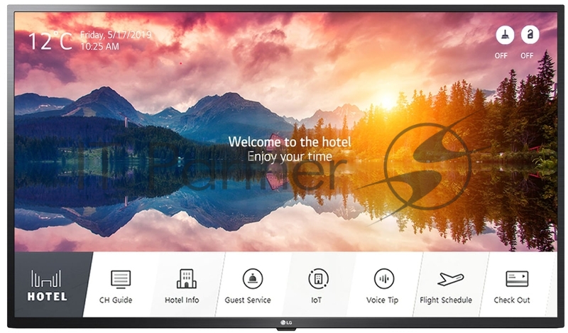 Телевизор LG 65 65US662H, LED UHD, Ceramic BK, DVB-T2/C/S2, HDR 10pro, Pro:Centric, WebOS 5.0, No stand incl