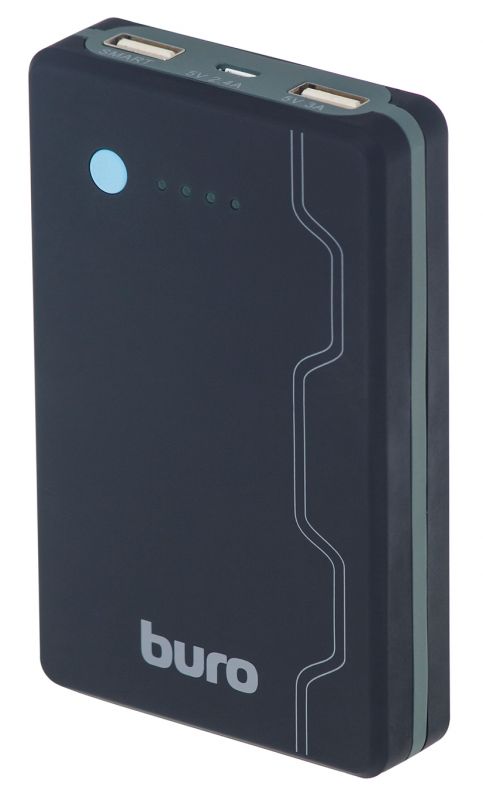 Мобильный аккумулятор Buro RA-13000 QC3.0 Li-Ion 13000mAh 3A черный 3xUSB