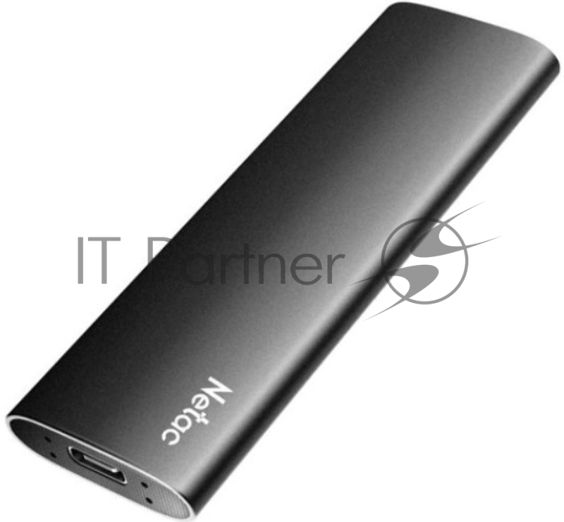 Накопитель SSD External Netac 2.0Tb Z SLIM <NT01ZSLIM-002T-32BK> (USB3.2, up to 520/480MBs, 100х29.5х9mm, Black)
