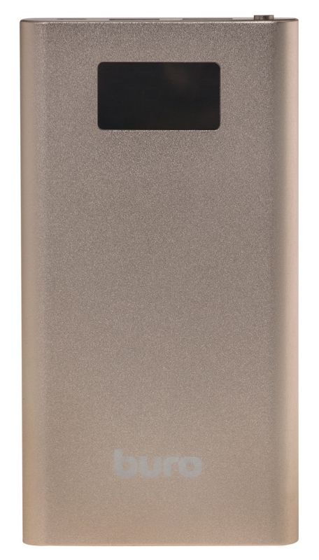 Мобильный аккумулятор Buro RA-10000-QC3.0-I&O Li-Pol 10000mAh 3A золотистый 3xUSB