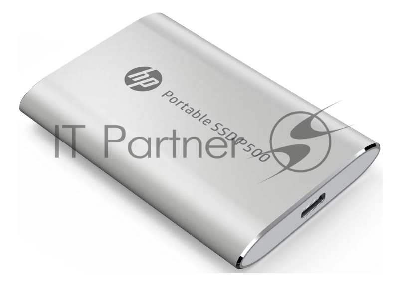 Накопитель External SSD HP 500GB P500 Series Silver <7PD55AA#ABB> (USB 3.2 Gen2 Type-C, up to 370/200Mbs, 300TBW, 79х54х10, 45g)