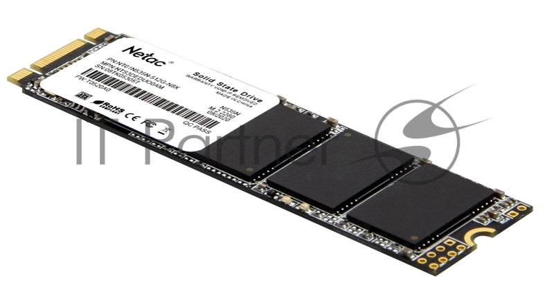 Накопитель SSD M.2 Netac 512Gb N535N Series <NT01N535N-512G-N8X> Retail (SATA3, up to 540/490MBs, 3D TLC, 22х80mm)