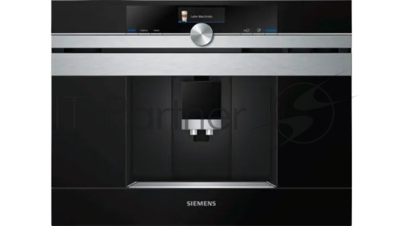 Встраиваемая кофемашина SIEMENS CT636LES6 iQ700, 455 x 594 x 385 aromaDouble autoMilk Clean TouchControl CeramDrive VoiceControl HomeConnect