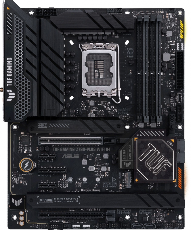 Материнская плата ASUS TUF GAMING Z790-PLUS WIFI D4 /LGA1700,Z790,USB3.2 GEN 2X2,MB (90MB1CR0-M0EAY0) (941088)