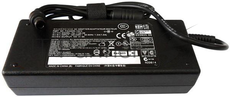 Блок питания (сетевой адаптер) для ноутбуков Toshiba 15V 6A 6.3x3.0 HC