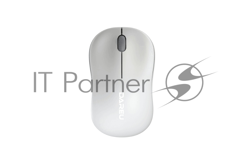 Мышь беспроводная Dareu LM106G White (белый), DPI 1200, ресивер 2.4GHz, размер 99.4x59.7x38.4мм