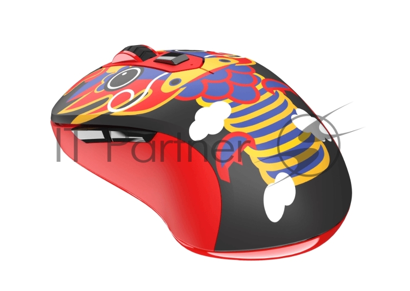 Мышь беспроводная Dareu LM115G Dragon (Дракон), DPI 800/1200/1600, ресивер 2.4GHz, размер 107x59x38мм