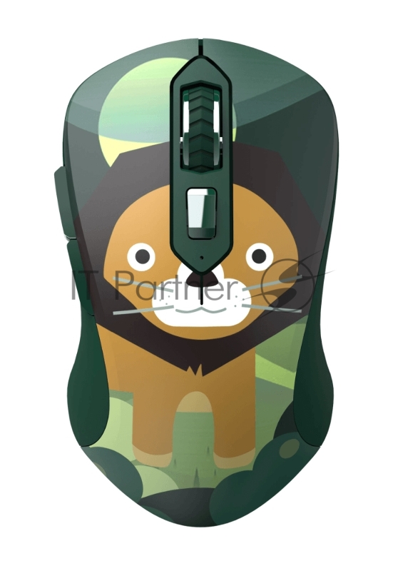 Мышь беспроводная Dareu LM115G Lion (Лев), DPI 800/1200/1600, ресивер 2.4GHz, размер 107x59x38мм