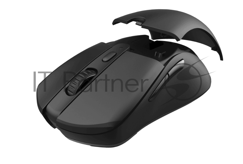 Мышь игровая беспроводная Dareu A918X Black (черный), DPI 800/1200/2400/16000, ресивер 2.4GHz+BT, размер 121.6x64.7x39.6мм