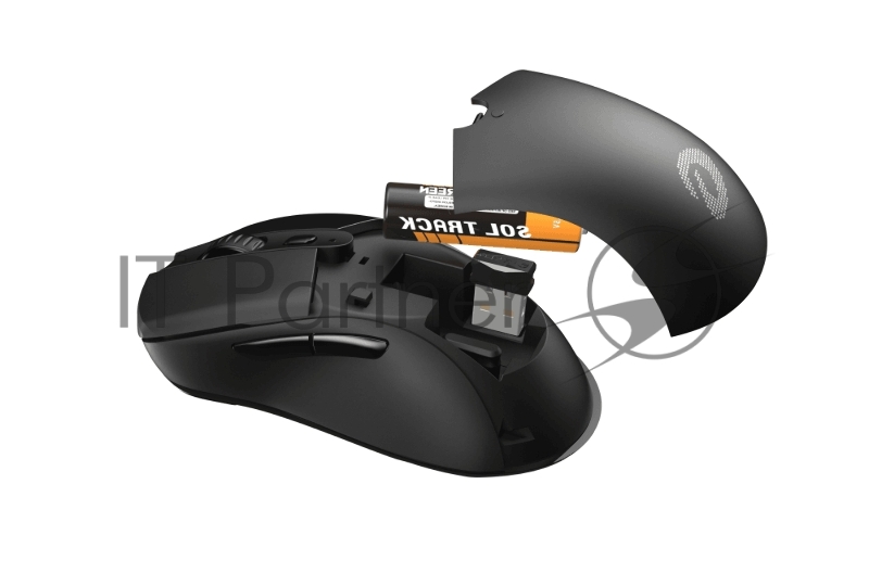 Мышь игровая беспроводная Dareu A918X Black (черный), DPI 800/1200/2400/16000, ресивер 2.4GHz+BT, размер 121.6x64.7x39.6мм