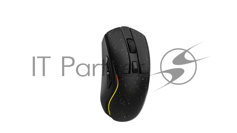 Мышь игровая беспроводная Dareu A950 Black (черный), DPI 400/800/1600/3200/6400/12000, подключение Tri-mode: проводное+2.4GHz+BT, встроенный аккумулятор 930mAh, зарядная станция, подсветка RGB, размер 123x64x39мм