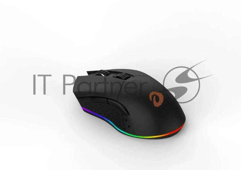 Мышь игровая беспроводная Dareu EM901 Black (черный), DPI 600-10000, подсветка RGB, подключение: проводное+2.4GHz, размер 125x67x39мм