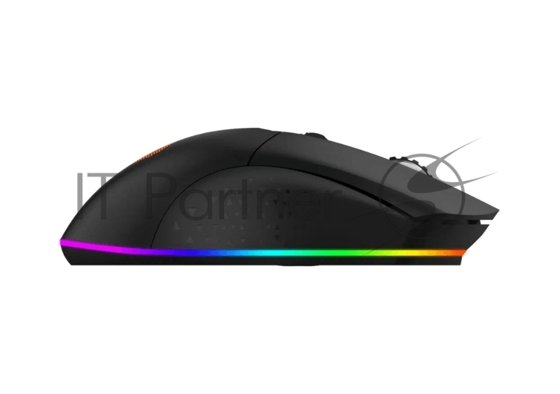 Мышь игровая беспроводная Dareu EM901 Black (черный), DPI 600-10000, подсветка RGB, подключение: проводное+2.4GHz, размер 125x67x39мм