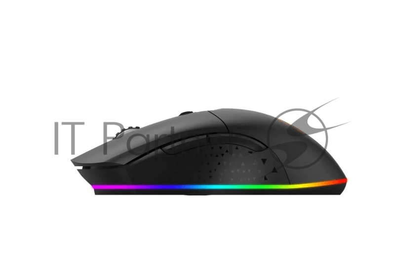 Мышь игровая беспроводная Dareu EM901 Black (черный), DPI 600-10000, подсветка RGB, подключение: проводное+2.4GHz, размер 125x67x39мм