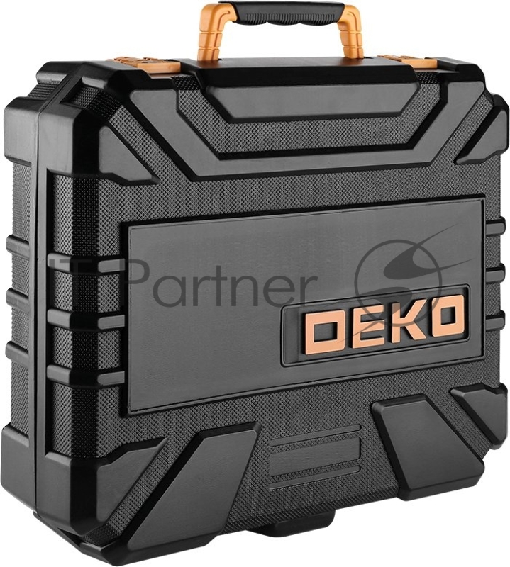 Аккумуляторная дрель-шуруповерт 20В DEKO DKCD20FU-Li + набор 63 инструмента в кейсе, 2x3.0Ач, з/у