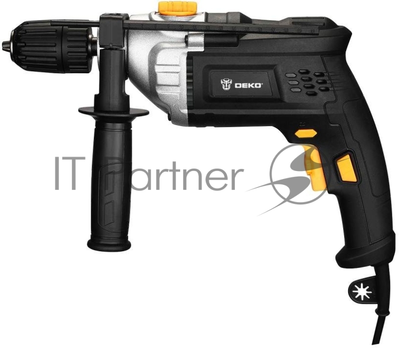 Дрель ударная Deko DKID1200W 1200Вт патрон:быстрозажимной реверс (кейс в комплекте) (063-4327)
