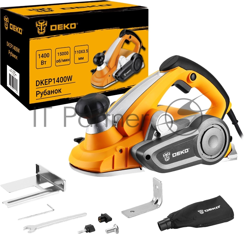Рубанок Deko DKEP1400W 1400Вт 110мм 15000об/мин