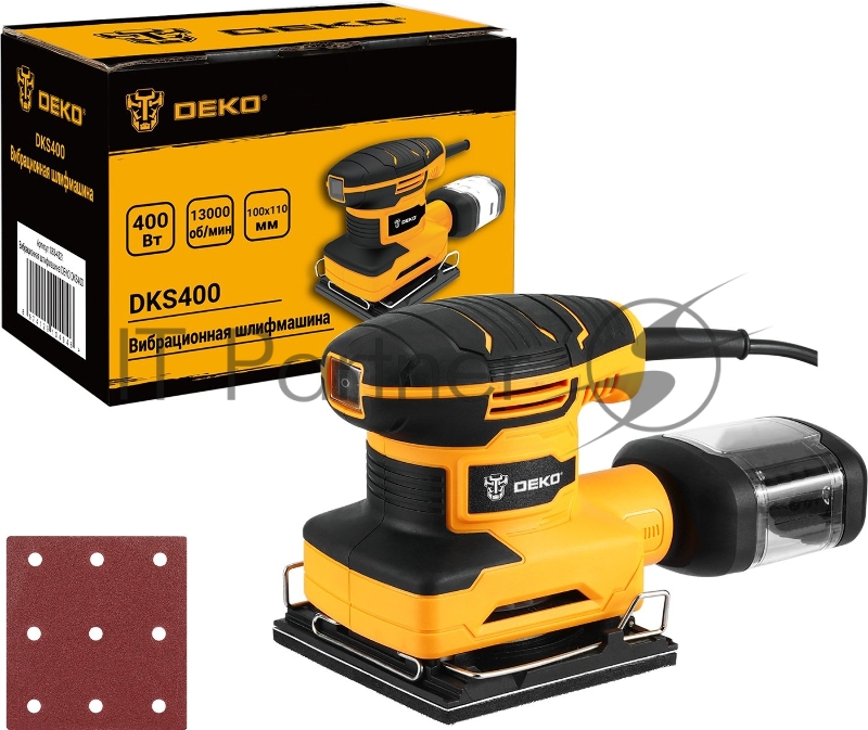 Вибро шлифовальная машина Deko DKS400 400Вт