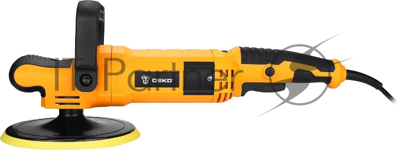 Полировальная машина Deko ZKP1500 PRO 1500Вт 3000об/мин рез.шпин.:M14 d=180мм