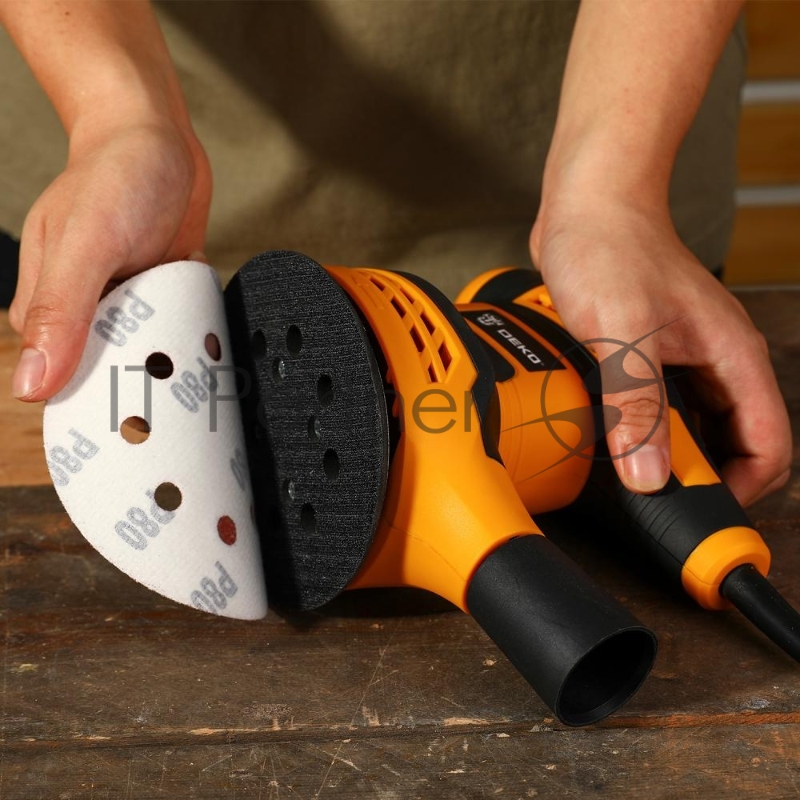 Эксцентриковая шлифовальная машина Deko DKG350 350Вт