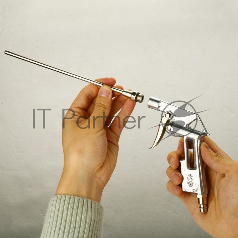 Пистолет продувочный Deko DKDG03 100л/мин соп.:190мм серебристый