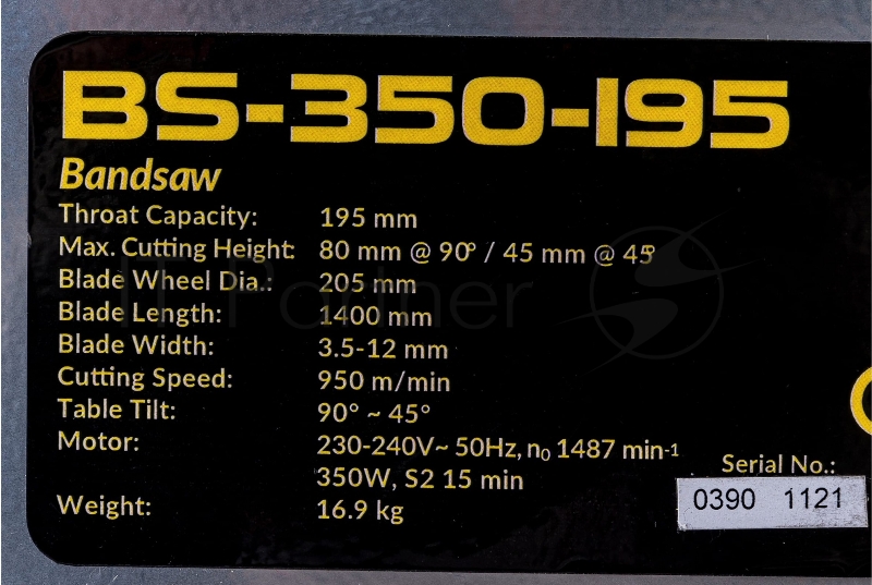 Станок ленточный Zitrek ВS-350-195 (067-1030)