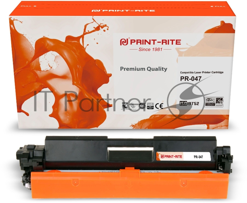 Картридж лазерный Print-Rite TFHAW3BPU1J PR-047 Cartridge 047 черный (1600стр.) для Canon LBP112/LBP113W