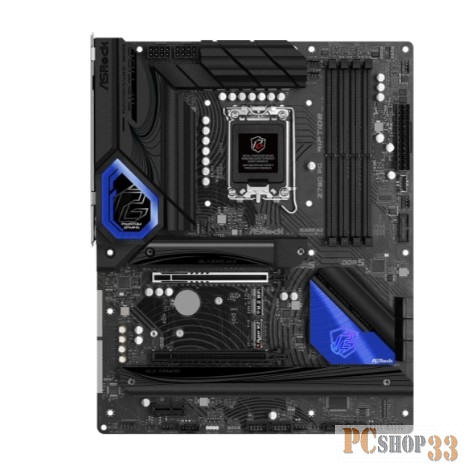 Материнская плата Asrock Z790 PG RIPTIDE, Socket 1700, Intel®Z790, 4xDDR5-4800, HDMI+DP, 2xPCI-Ex16, 1xPCI-Ex1, 8xSATA3(RAID 0/1/5/10), 5xM.2, 8 Ch Audio, 1x2.5GLan, (2+4)xUSB2.0, (6+2)xUSB3.2, (1+1)xUSB3.2 Type-C™, ATX, RTL {}
