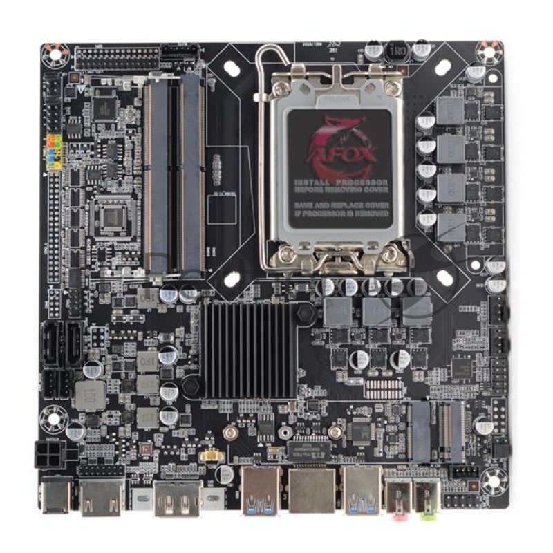Материнская плата AFOX Motherboard Intel® H610 INTEL® Socket 1700, 1000M lan, Mini-ITX (17 x17cm) (AFH610-MI) (785549)