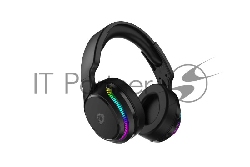 Гарнитура игровая беспроводная Dareu A710 Black (черный), подключение 5.8GHz+3.5мм+Type-C, подсветка RGB, аккумулятор 1400mAh, отсоединяемый микрофон