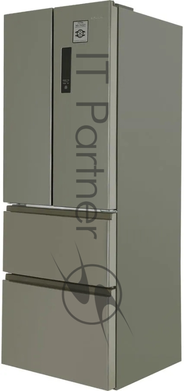 Холодильник Hyundai CM4045FIX нержавеющая сталь (трехкамерный)