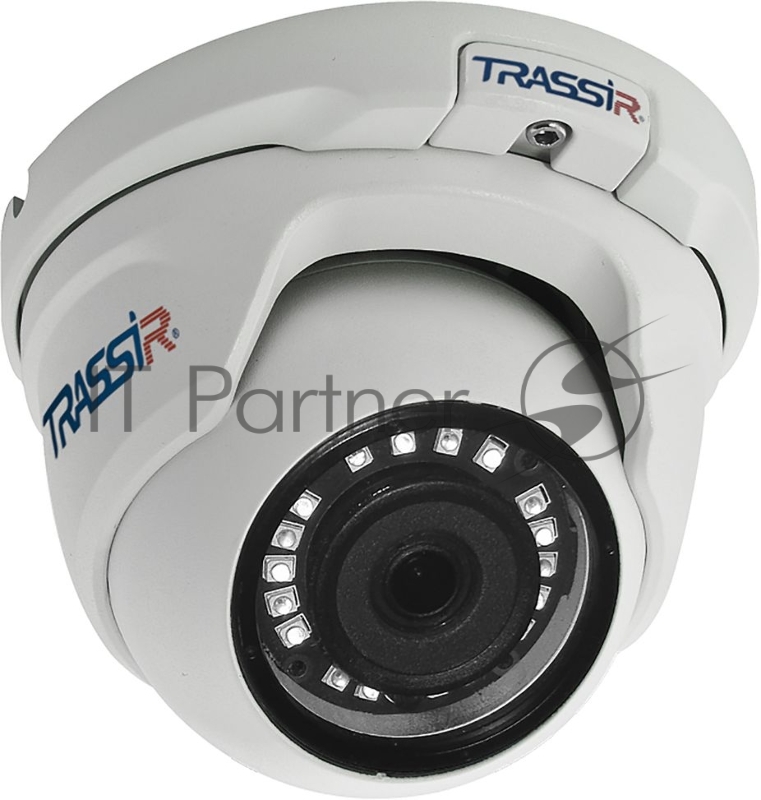 Камера видеонаблюдения IP Trassir TR-D2S5-noPoE v2 3.6-3.6мм цв. корп.:белый