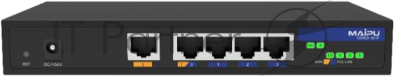 Маршрутизатор Maipu IGW500-100-P internet gateway, integrated Routing, Switching, Access Controller, 5*1000M Base-T,4*1000M PoE(Controller Mode: 32 Units AP Gateway Mode: 16 Units AP)