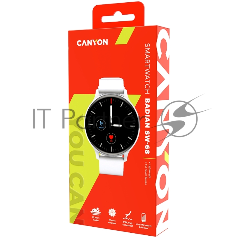 Смарт-часы Smartwatch, Realtek 8762CK, 1.28TFT 240x240px RAM : 160KB, Lithium-ion polymer battery, 3.7V 190mAh Include, Silver Zinc alloy middle frame + plastic bottom case+ white Silicone strap + silver strap buckle, 44.9x 10.9mm, strap: 20x220mm,