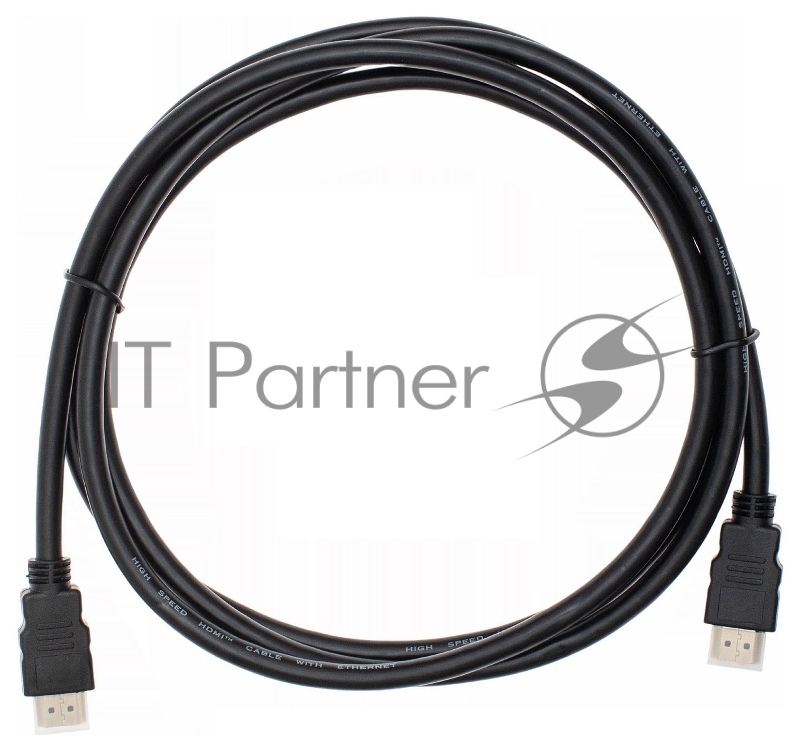 Кабель аудио-видео Cactus CS-HDMI.1.4-2 HDMI (m)/HDMI (m) 2м. Позолоченные контакты черный