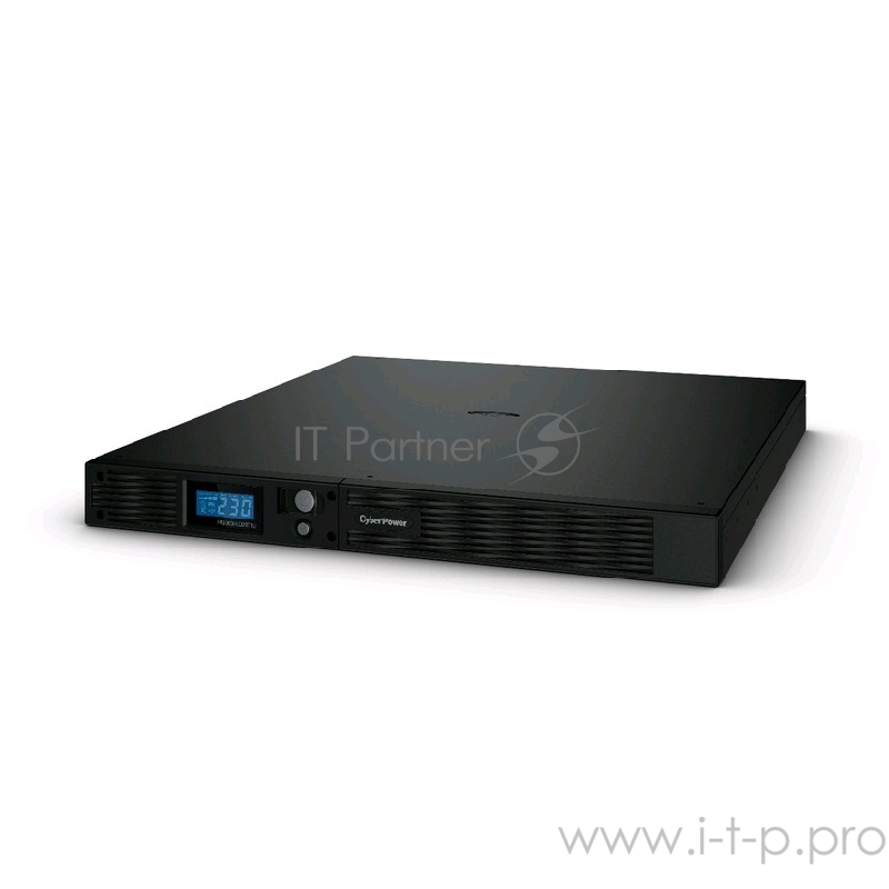 ИБП CyberPower Line-Interactive PR1000ELCDRT1U 1000VA/670W USB/RS-232/EPO/SNMPslot (6 IEC С13)