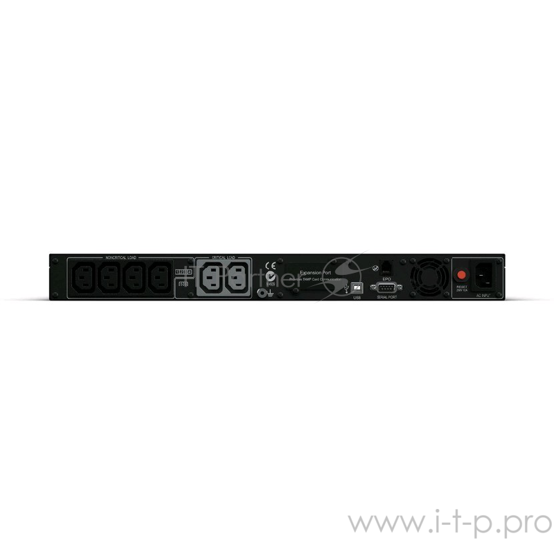 ИБП CyberPower Line-Interactive PR1000ELCDRT1U 1000VA/670W USB/RS-232/EPO/SNMPslot (6 IEC С13)