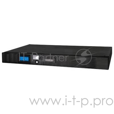 ИБП CyberPower Line-Interactive PR1000ELCDRT1U 1000VA/670W USB/RS-232/EPO/SNMPslot (6 IEC С13)