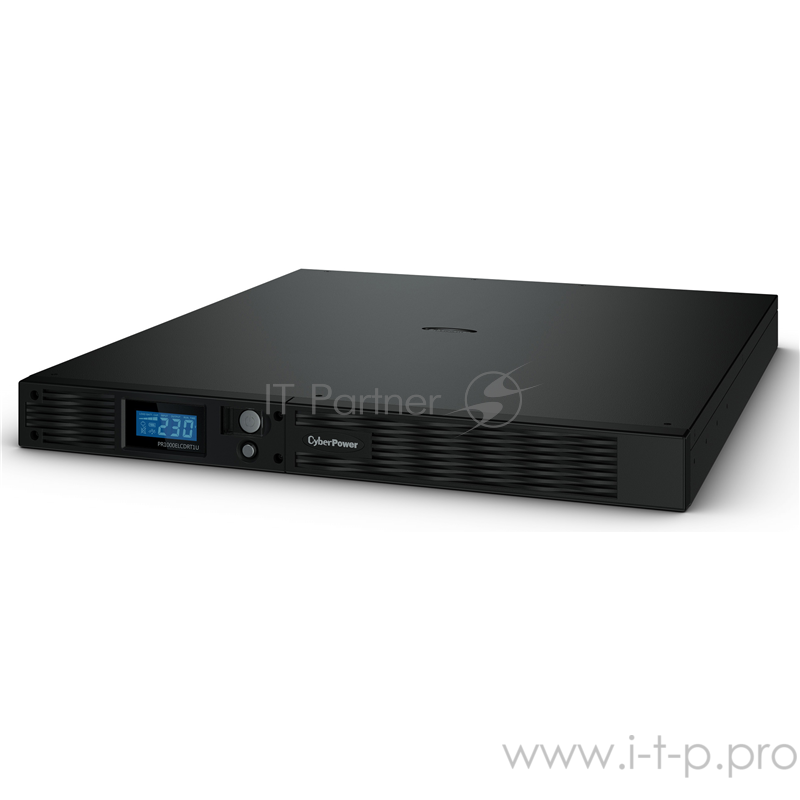 ИБП CyberPower Line-Interactive PR1000ELCDRT1U 1000VA/670W USB/RS-232/EPO/SNMPslot (6 IEC С13)