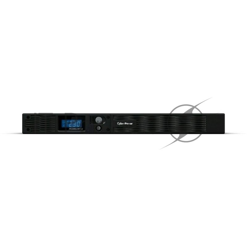ИБП CyberPower Line-Interactive PR1000ELCDRT1U 1000VA/670W USB/RS-232/EPO/SNMPslot (6 IEC С13)