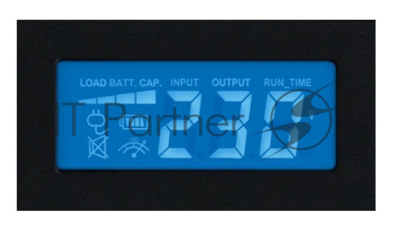 ИБП CyberPower Line-Interactive PR1000ELCDRT1U 1000VA/670W USB/RS-232/EPO/SNMPslot (6 IEC С13)