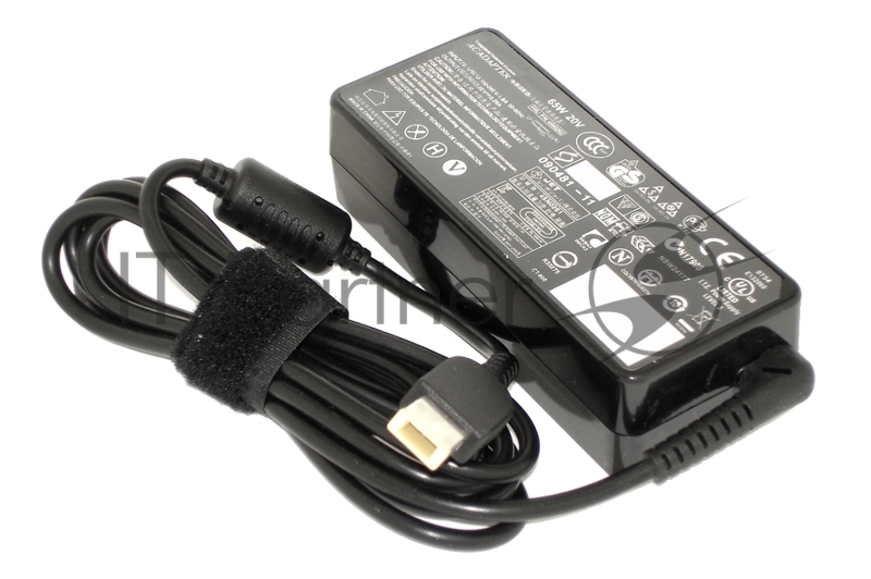 Блок питания (сетевой адаптер) для ноутбуков Lenovo 20V 3.25A 65W Rectangle (прямоугольный)