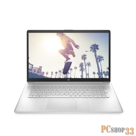 Ноутбук HP17t-cn000 17.3(1920x1080 IPS)/Intel Core i7 1165G7(2.8Ghz)/16384Mb/512PCIS Iris Xe /Cam/WiFi/war 1y/Natural silver/W11 + EN kbd, 3pin Английская клавиатура