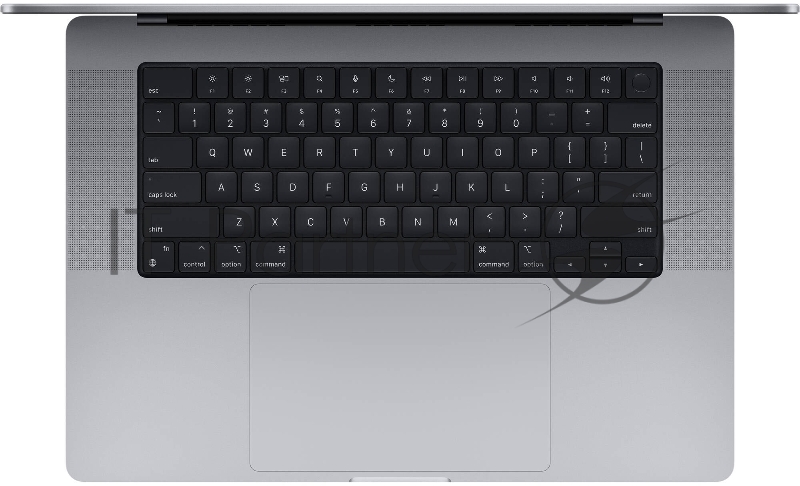 Ноутбук 16-inch MacBook Pro: Apple M1 Pro chip with 10-core CPU and 16-core GPU/16GB/512GB SSD - Space Gray/EN Английская клавиатура