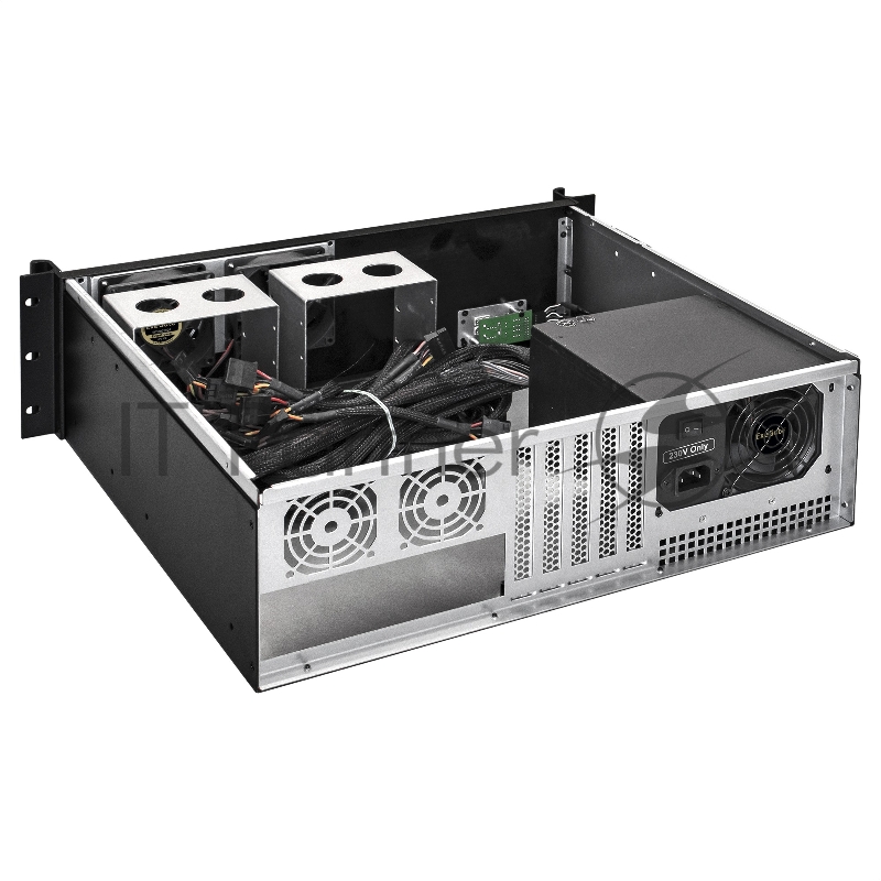 Серверный корпус ExeGate Pro 3U390-11 <RM 19, высота 3U, глубина 390, БП 600ADS, USB>