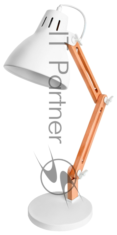 Светильник Camelion KD-355 C01 (14157) настольный на гибкой стойке E27 белый 40Вт