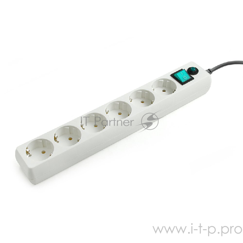 Сетевой фильтр Гарнизон ЕНW-0 0,5 м 6 р белый для UPS