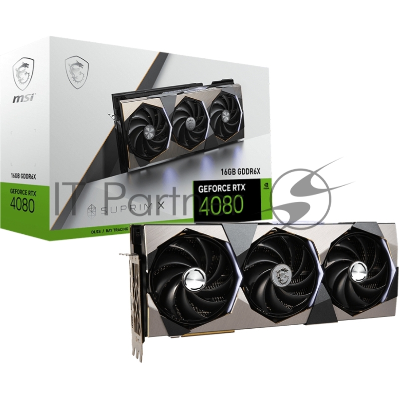 Видеокарта MSI PCI-E 4.0 RTX 4080 16GB SUPRIM X NVIDIA GeForce RTX 4080 16384Mb 256 GDDR6X 2625/22400 HDMIx1 DPx3 HDCP Ret